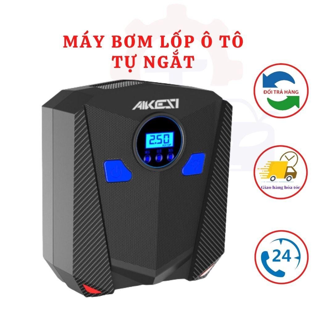 Máy bơm lốp ô tô điện tử AIKESI - máy bơm lốp xe ô tô, máy bơm lốp xe hơi, máy bơm lốp ô tô đa năng, máy bơm lốp xe ô tô mini