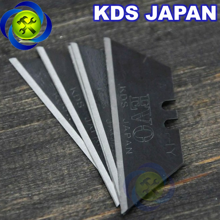 [HCM]Lưỡi dao rọc cáp cao cấp JAPAN EVO KDS TB-5B 5 lưỡi/vỉ