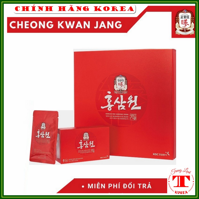 Nước hồng sâm Won Cheong Kwan Jang thượng hạng - Nước sâm Kgc tăng thể lực, giảm lão hóa, phòng ung thư, tranglinhkorea