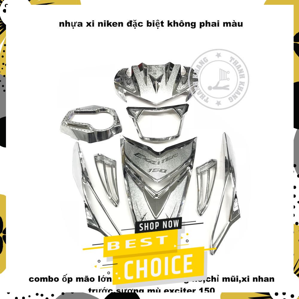 Combo ốp mão lớn mặt nạ đèn đồng hồ chỉ mũi xi nhan trước sương mù EXCITER 150 021000001 021000005 021000006 021000009 021000019 021000022  6 MÓN Sản Phẩm Chất Lượng, Gian Hàng Uy Tín, Giá Cả Cực Tốt, Mua Ngay.