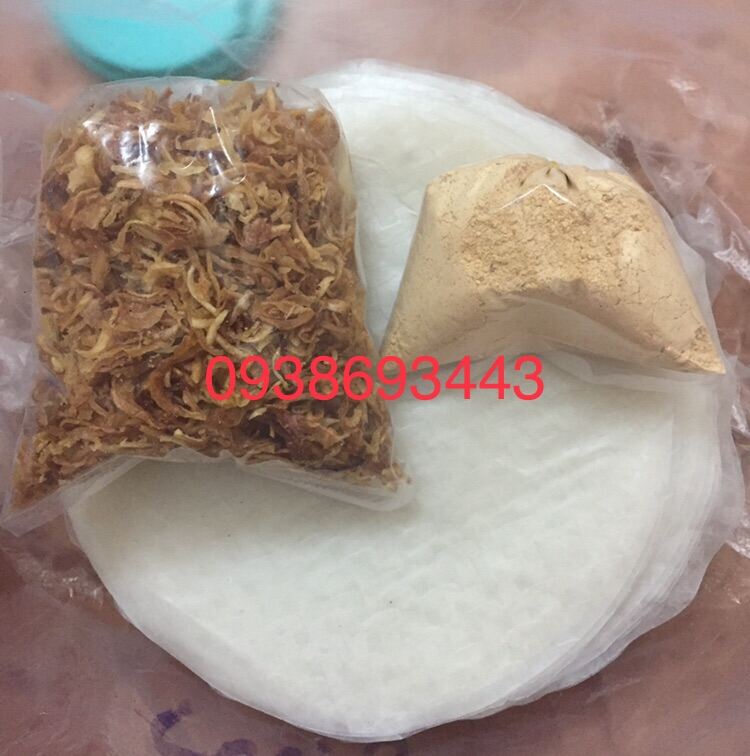Bánh tráng PHƠI SƯƠNG 500g + 100g hành phi loại ngon + 100g muối tỏi siêu ngon