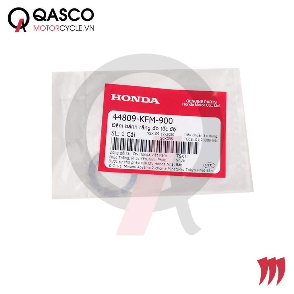 Đệm bánh răng đo tốc độ honda air blade, dream, future, lead, wave qasco