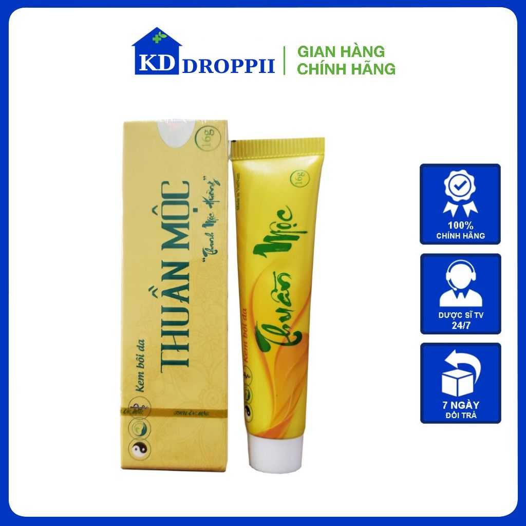 Kem bôi da thuần mộc thanh mộc hương 16g