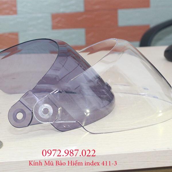 Kính mũ bảo hiểm index 411-3 hàng thái lan