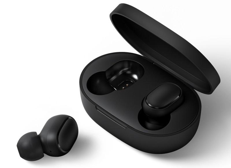 Tai nghe không dây xiaomi - redmi airdots đen - bluetooth 5.0, pin 12 tiếng kèm hộp, phím vật lý - bh 12 tháng