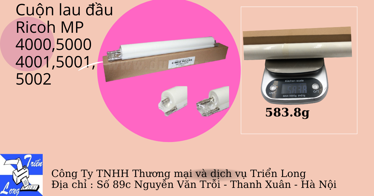 Cuộn giấy dầu ricoh mp4000b/5000b/ mp4001/5001/ mp4002/5002