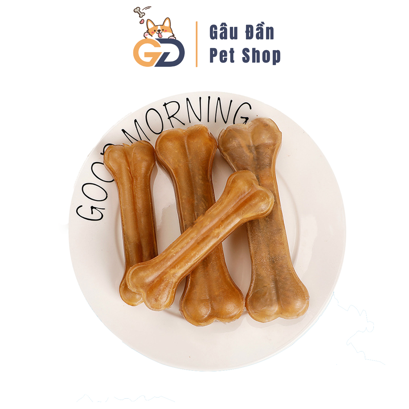 Xương gặm cho chó - xương gặm da bò cho chó