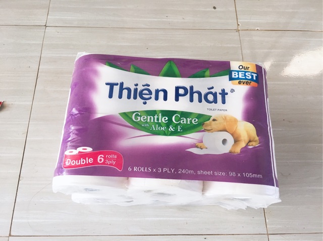 Giấy vệ sinh Thiện Phát 6 cuộn