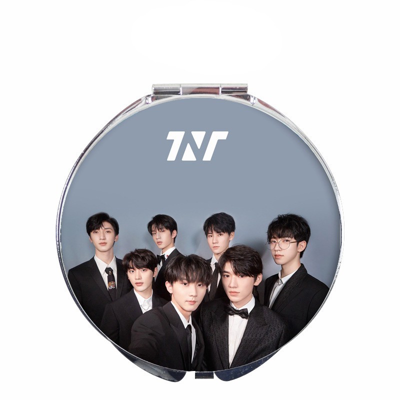 Gương tròn IN HÌNH TNT Thời đại thiếu niên đoàn ver khói bỏ túi cầm tay 2 mặt dễ thương tiện lợi quà tặng độc đáo