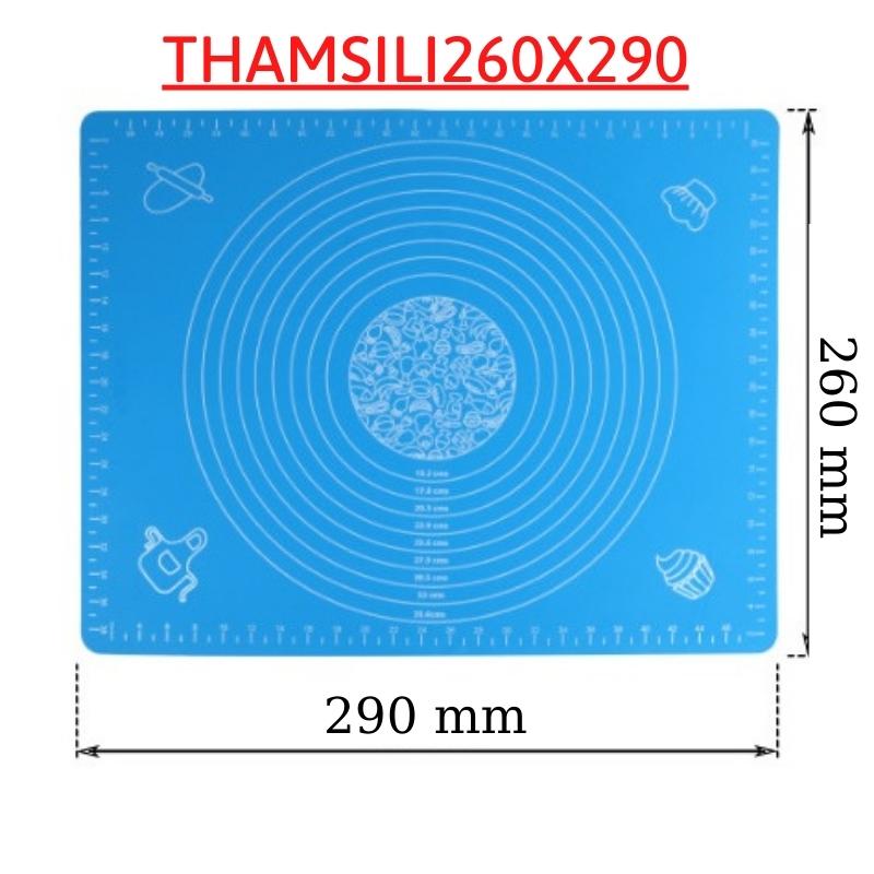 Thảm làm bánh nhào bột chống dính silicon - thamsili260x290
