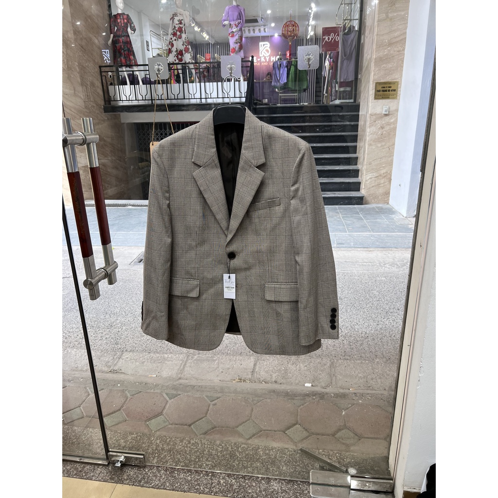 Áo Blazer nam Be kẻ