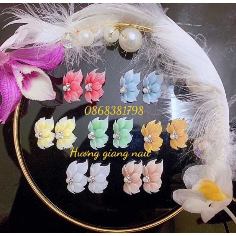Hoa bột nail - hoa đính móng cánh tiên