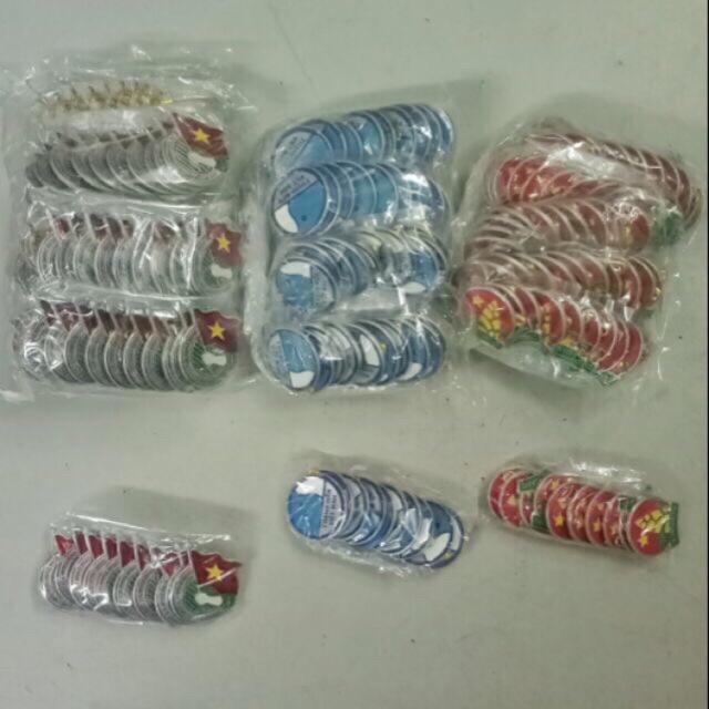 100 chiếc huy hiệu đoàn inox siêu bền đúng quy chuẩn