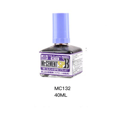 Keo dán mô hình MC-132 Mr. Cement SP B (Black) (40 ml) Mr Hobby