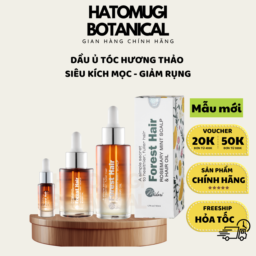 Dầu ủ dưỡng tóc FOREST HAIR Rosemary Mint Scalp and Hair Oil