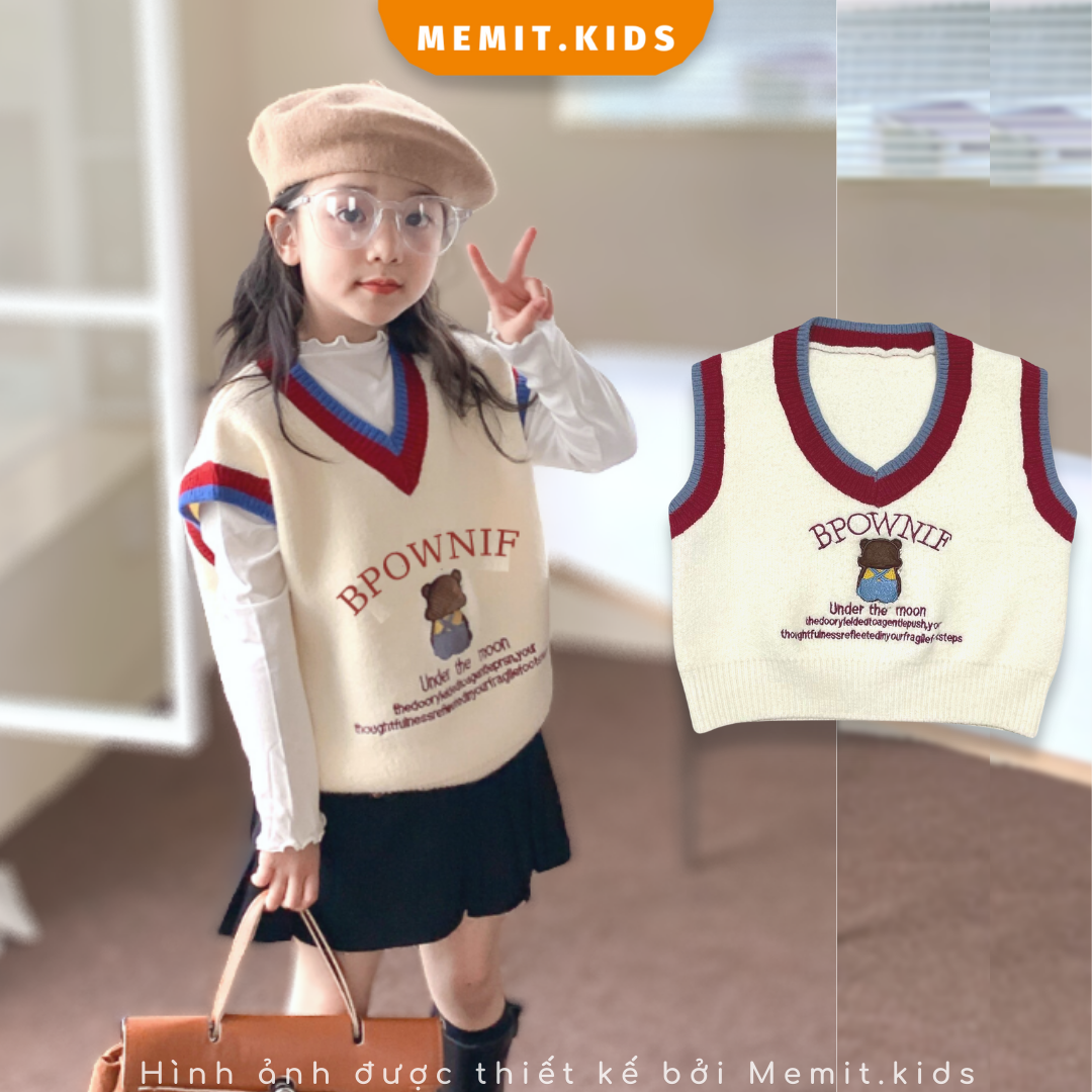 Gile len cho bé trai, bé gái _MEMIT_gile len chất siêu đẹp cho bé