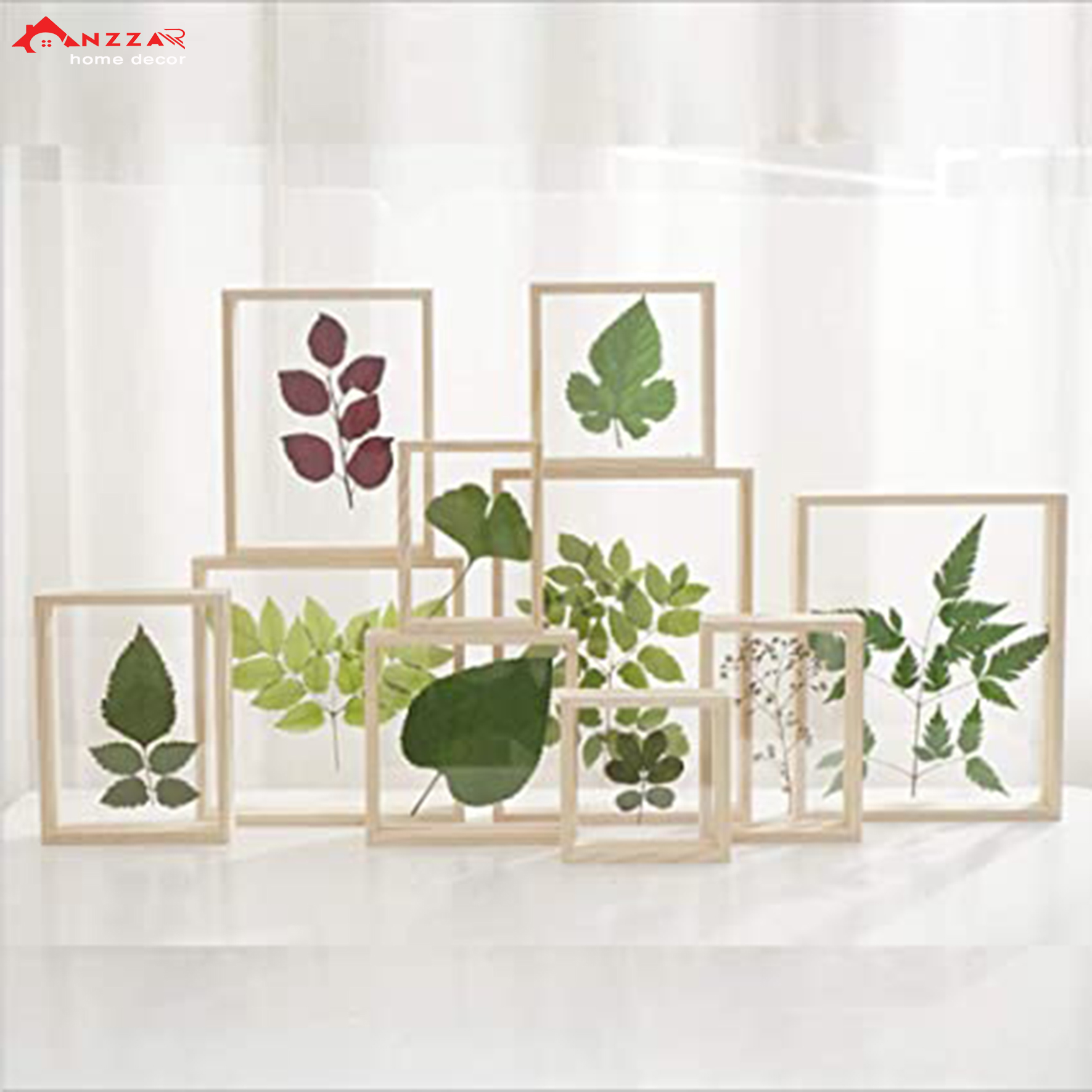 Khung ảnh A3 để bàn trang trí phong cách Hàn Quốc, khung tranh gỗ thông tự nhiên dùng ép hoa cỏ khô