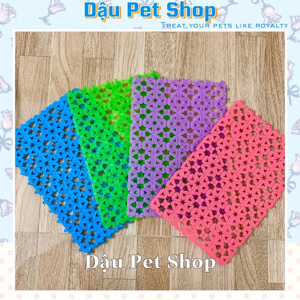 Tấm lót chuồng lót sàn nhà chống lọt chân cho chó mèo, đa dạng mẫu mã, chất lượng sản phẩm đảm bảo và cam kết hàng đúng như mô tả