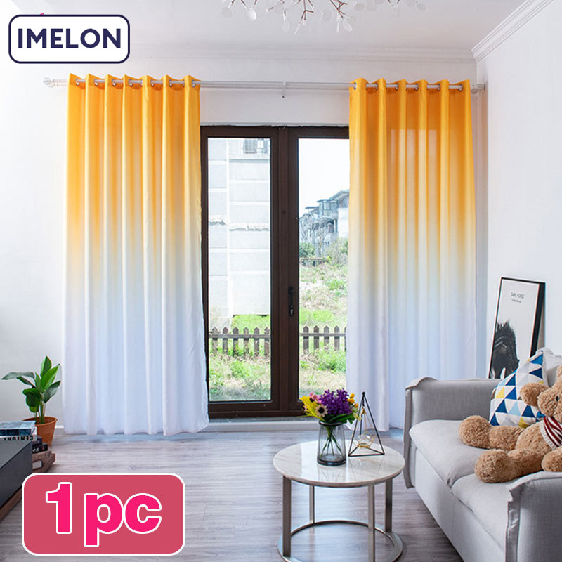 IMELON Mua 1 tặng 1 toàn cửa hàng Màn Hình Cửa Sổ Chuyển Màu Đơn Giản, Rèm Cửa Phòng Khách Phòng Ngủ Ban Công