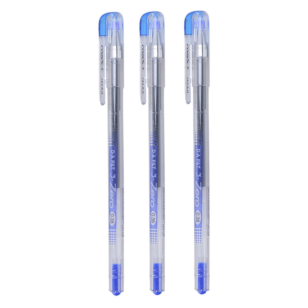Vỉ 3 cây viết nước zero - kích thước 6 x 20 cm.