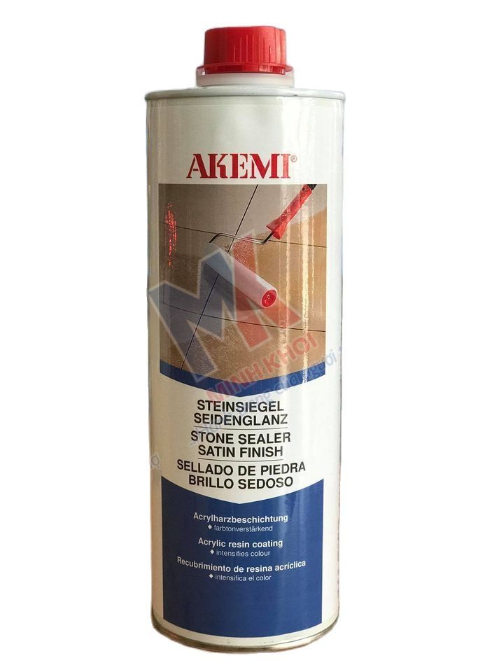 Akemi phủ lấp vết rạn nứt - akemi stone sealer satin finish