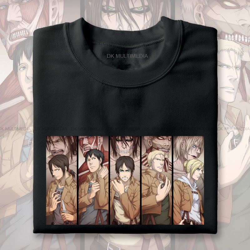 Áo thun attack on titan - áo attack on titan - đdk multimedia - aot-01