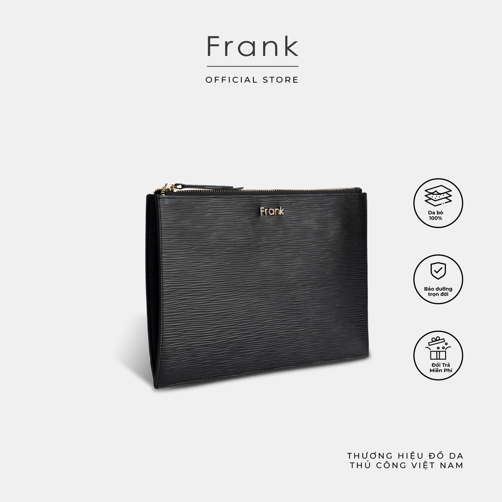 Ví Clutch Da Bò Epi Frank Portfolio Thương Hiệu Frank