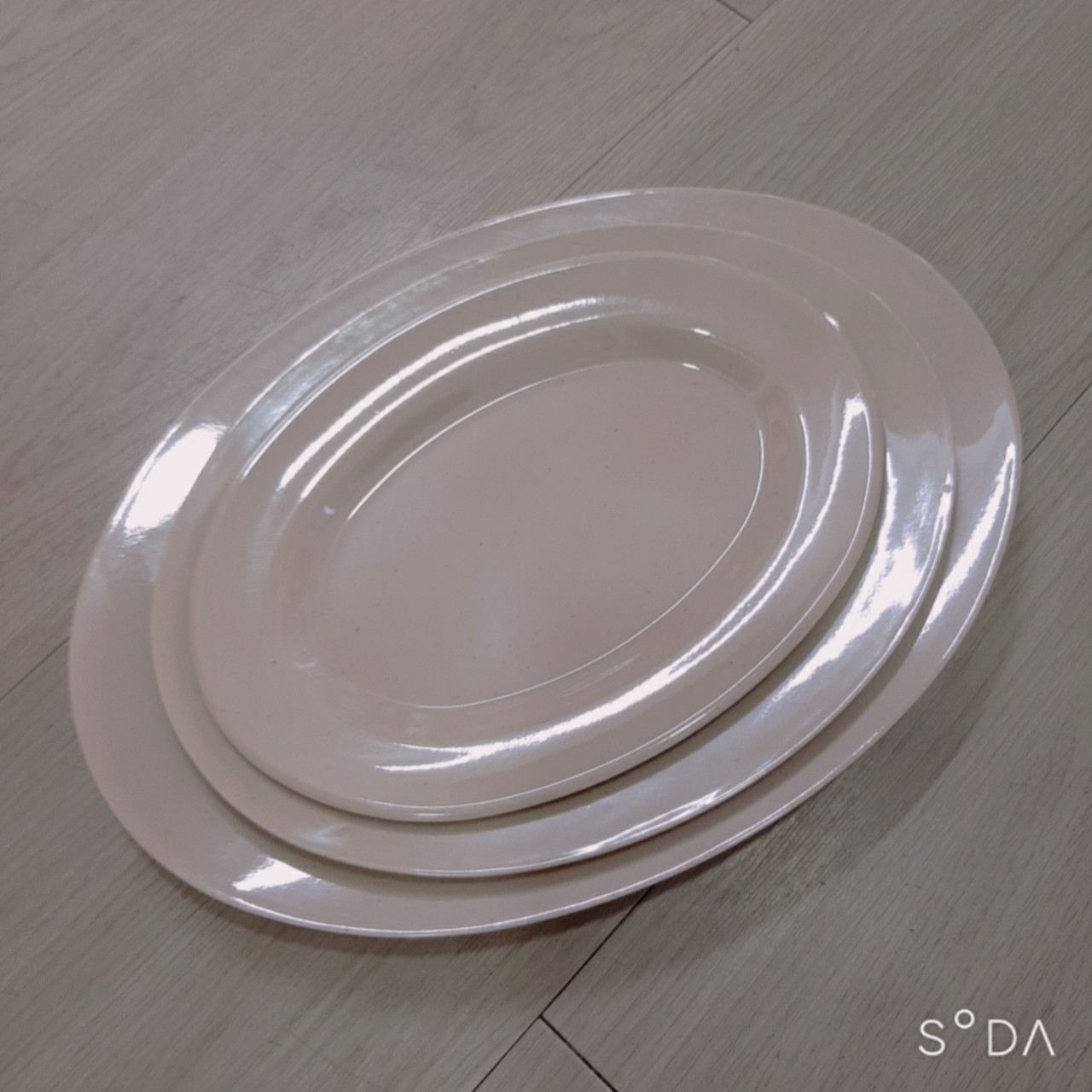 Dĩa hình hột Xoài melamine màu Nâu HX13,HX607S,HX117S Sang trọng
