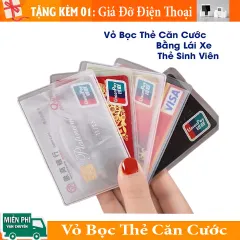 Vỏ bọc thẻ căn cước Túi đựng thẻ căn cước công dân, bằng lái xe, CMND thiết kế nhỏ gọn giúp bạn có thể cất những chiếc thẻ một cách an toàn