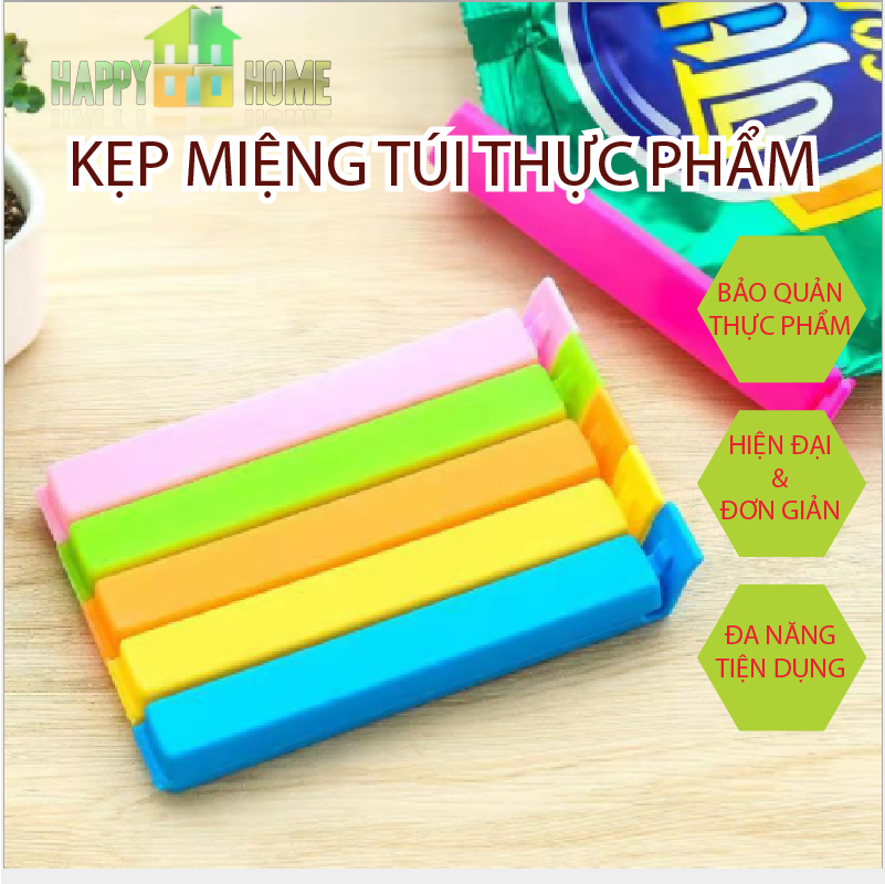 Set 5 Cái Kẹp Miệng Túi,Kẹp Túi Thực Phẩm, Các Túi Gia Vị