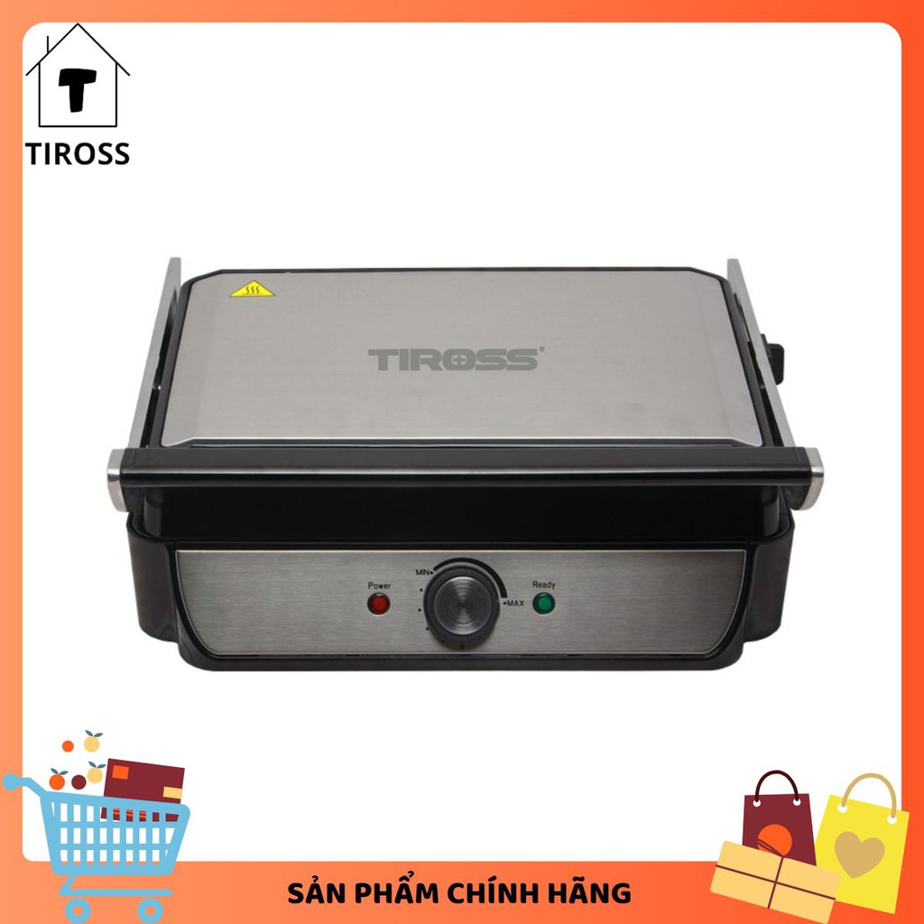 Kẹp nướng điện Tiross TS9654, Sản phẩm chính hãng, bảo hành 12 tháng