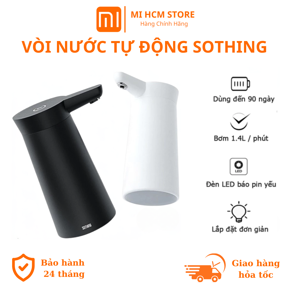 Vòi Bơm Nước Tự Động Sothing DSHJ-S-2004 Pin 2000mAh, Tốc Độ Bơm Nhanh, Tiện Lợi, Dễ Sử Dụng
