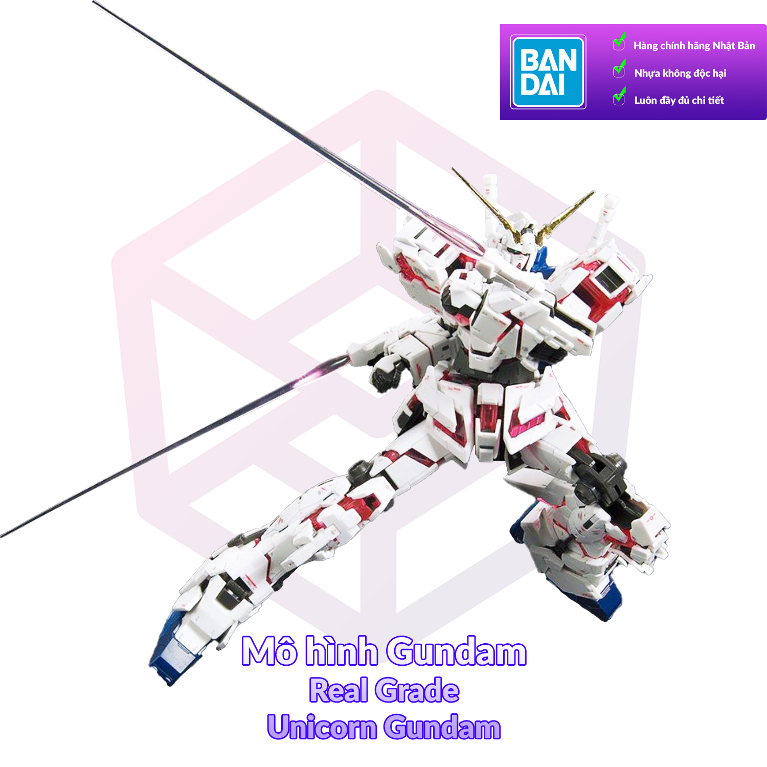 7-11 12 VOUCHER 8%Mô Hình Gundam Bandai RG 25 Unicorn Gundam 1 144 MS
