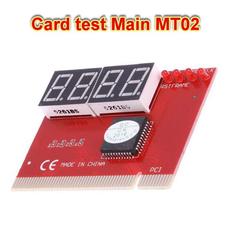Card test Main MT02 tặng kèm Bảng mã lỗi Giá 95,000 Đồng*Miễn phí vận chuyển
