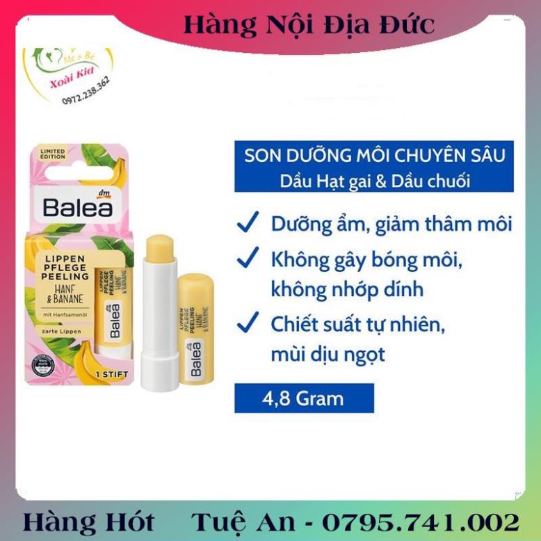 Son dưỡng môi giúp môi căng bóng, mềm mịn Balea nội địa Đức,Đủ Bill .