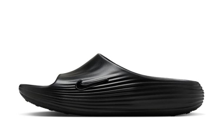 [THANH LÝ] Dép N i k e ReactX Rejuven8 Men's Slides - Black Size 11 - Sp Lỗi Mũi Bên Phải
