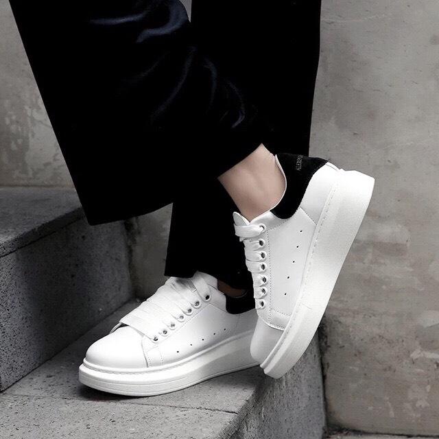 Giầy nam thời trang MCQ nâng đế tăng chiều cao gót da nam nữ siêu hót