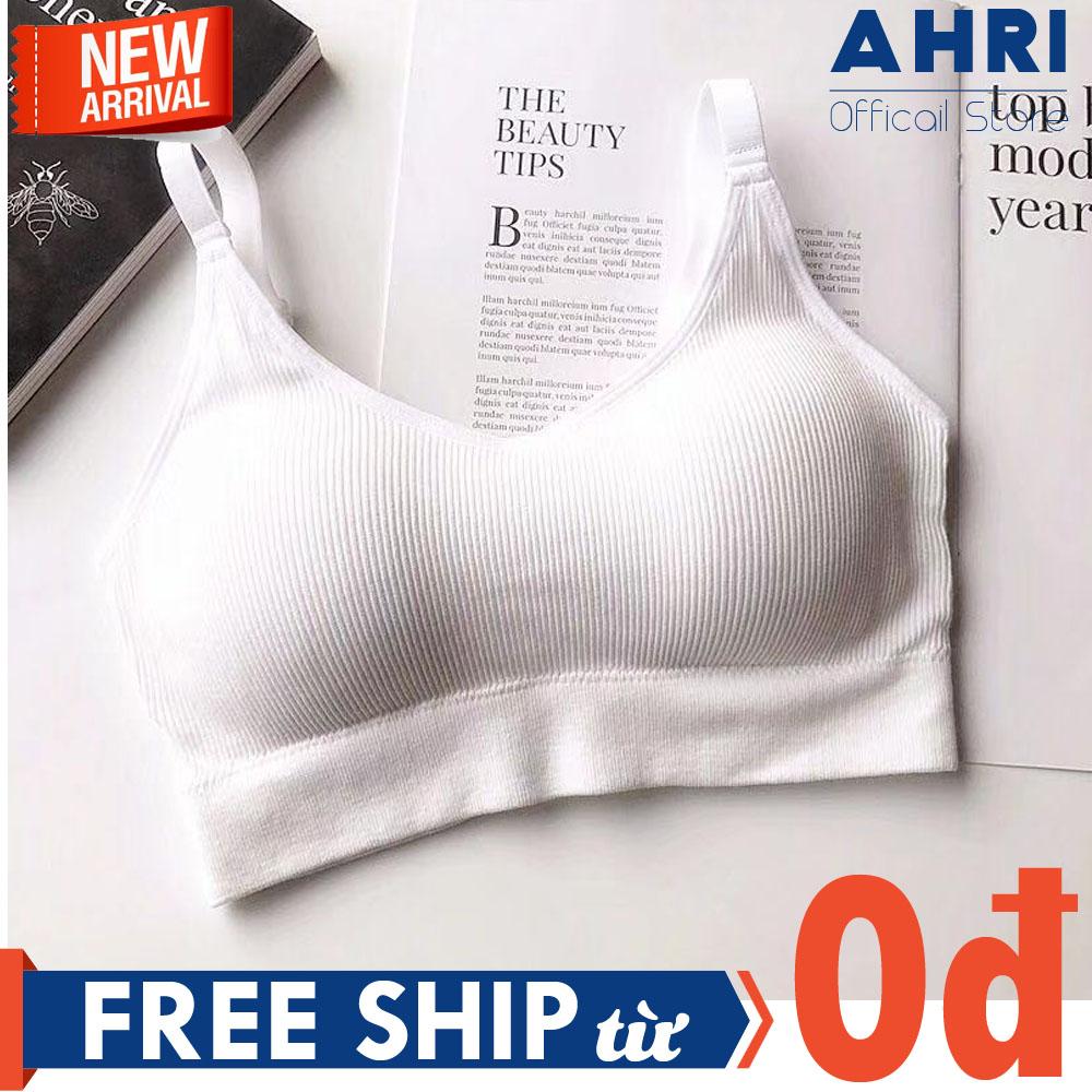Áo Bra Nữ 2 Dây Form Chuẩn Hở Lưng, Vải Thun Gân Co Dãn Nâng Ngực Thời Trang