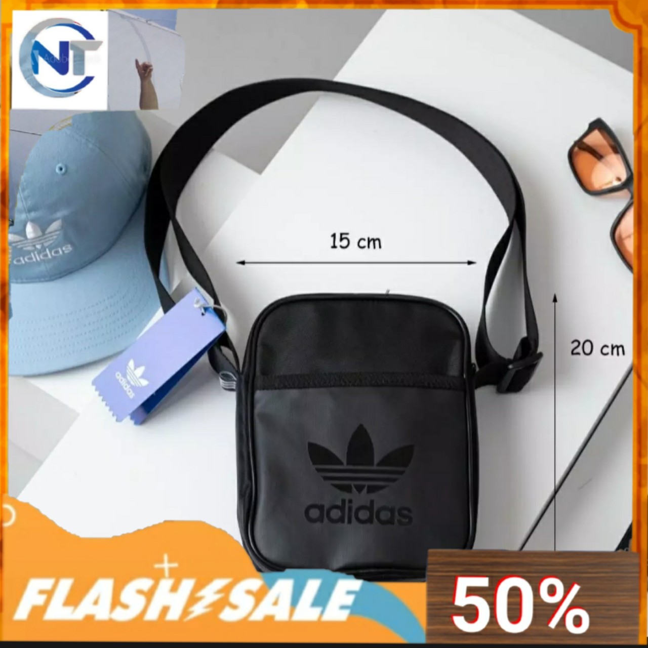 [HÌNH THẬT]Túi Đeo Chéo  Nam,Túi Đeo Chéo NỮ Adidas Mini - Phù hợp đi du lịch, đi chơi, dạo phố