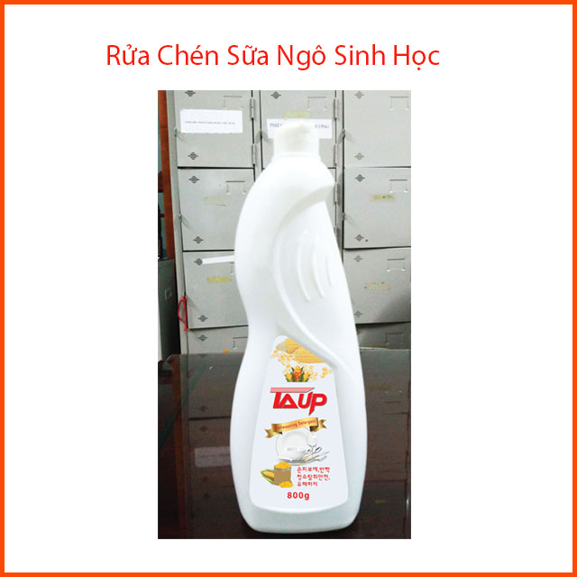 Nước rửa chén bát hữu cơ từ sữa ngô, sữa gạo 800ml- dầu rửa chén bát, dầu rửa chén bát hữu cơ, dầu rửa chén bát an toàn