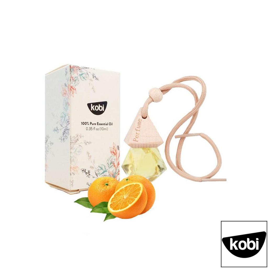 Tinh dầu treo xe KOBI giúp khử mùi xe hơi, xe mới, thay thế nước hoa, máy khuếch tán tinh dầu ô tô, mùi CAM NGỌT