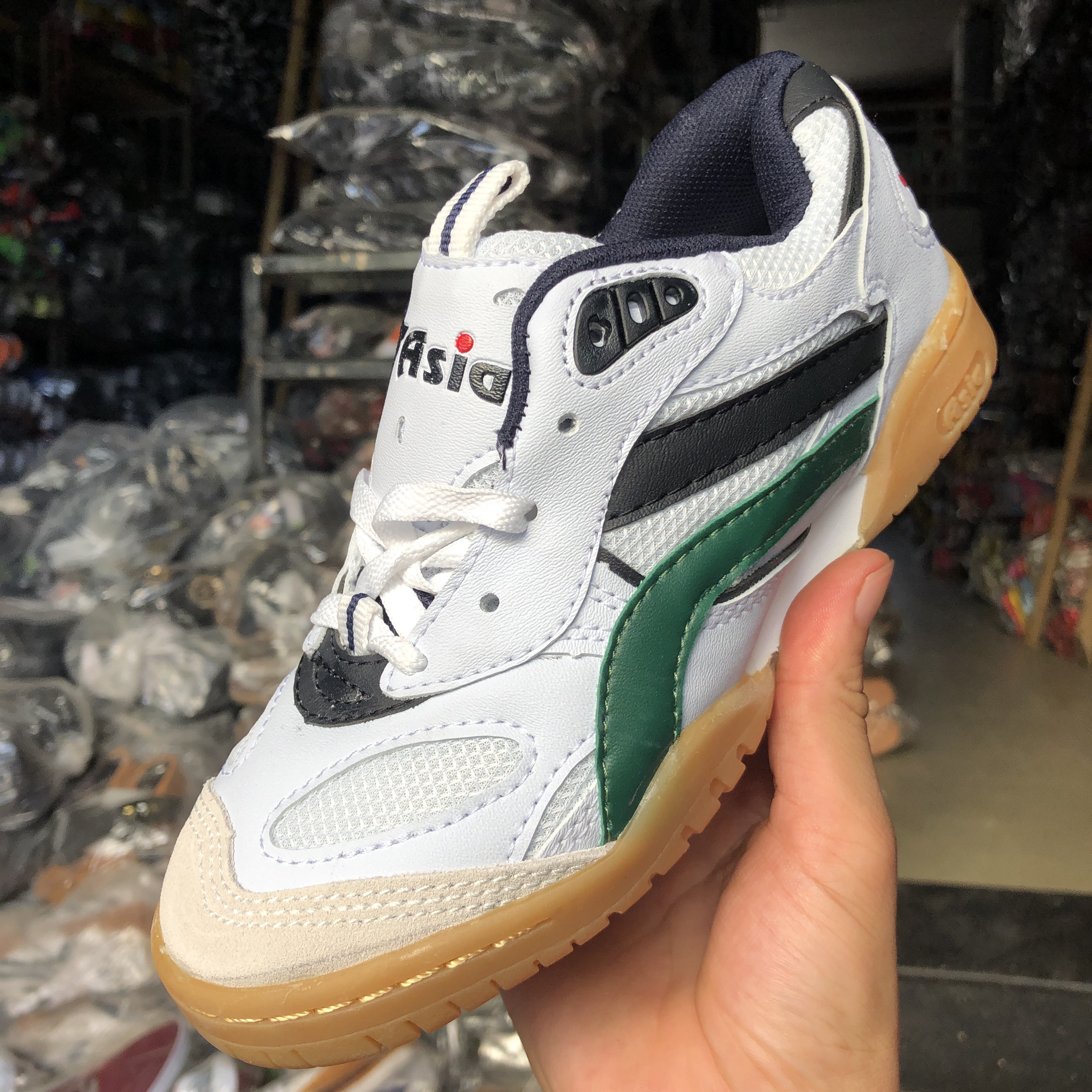 Giày thể dục thể thao lao động nam, đi bộ cầu lông bóng chuyền chính hãng Asia xuất khẩu giá rẻ-Ảnh chụp ngoài