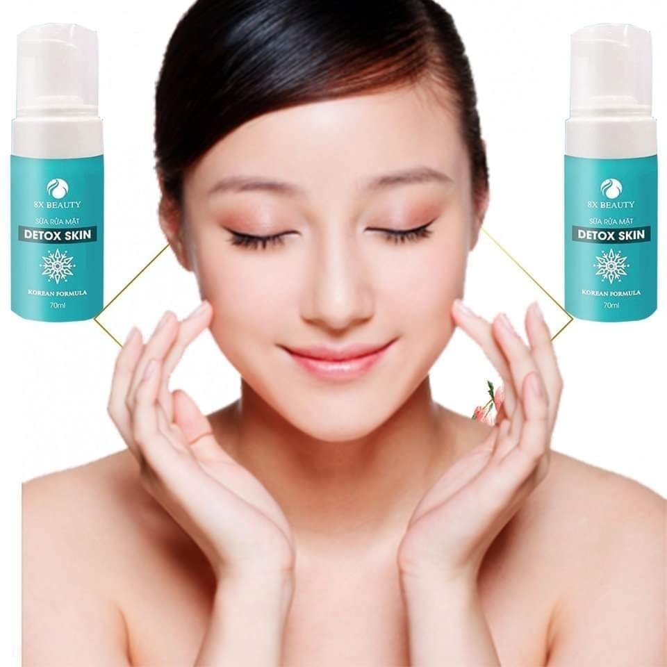 [HCM]Sữa rửa mặt 8x Beauty - Detox Skin 70ml