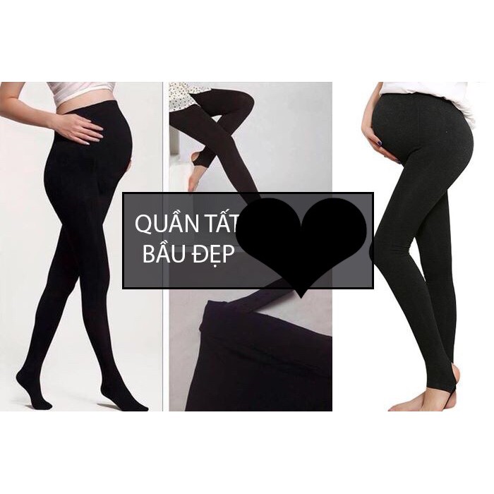 Quần tất bầu loại dày lót nỉ