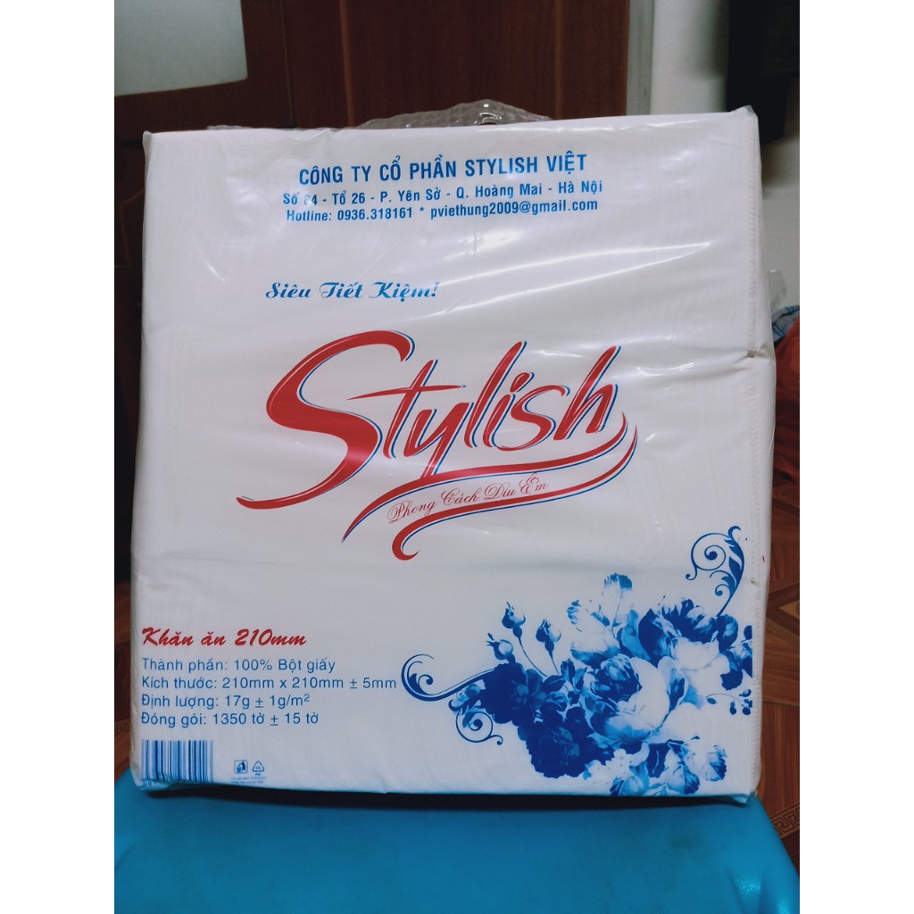 Khăn giấy ăn stylish việt 1350 tờ