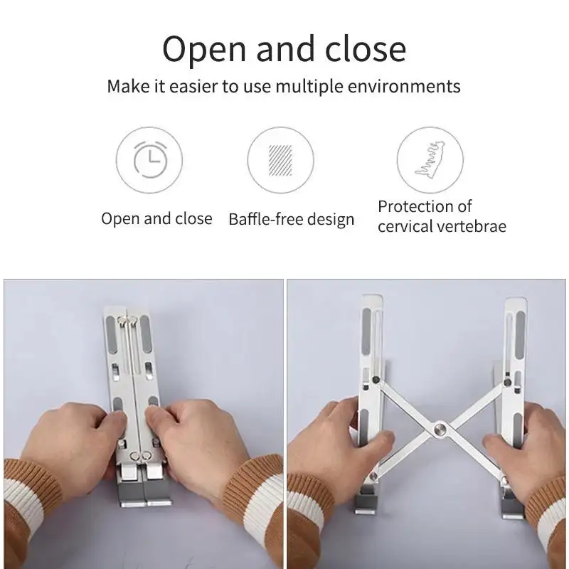 Giá đỡ LAPTOP Stand MACBOOK IPAD có thể gấp gọn điều chỉnh độ cao-Giá Đỡ laptop,ipad,kẹp ipad 7