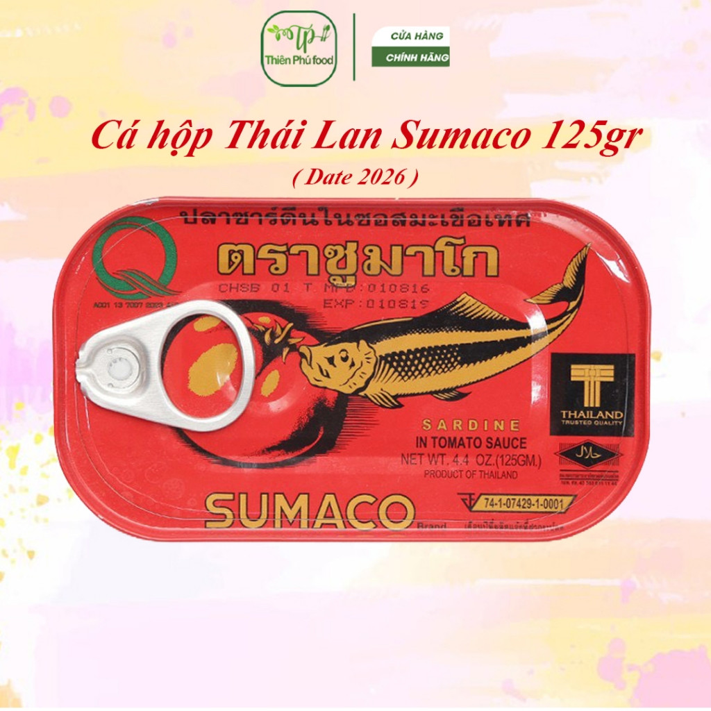 Cá hộp thái lan sumaco 125g