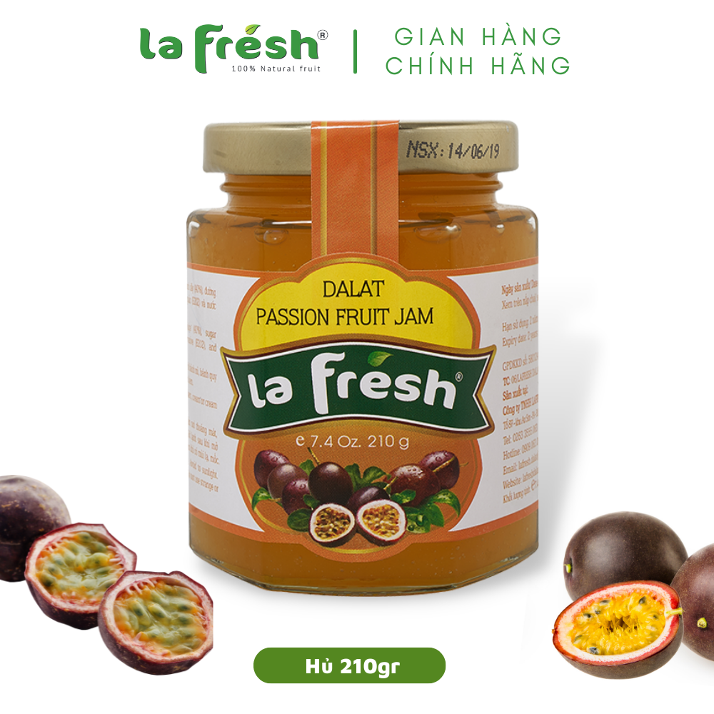 Mứt chanh dây lafresh đà lạt 210g