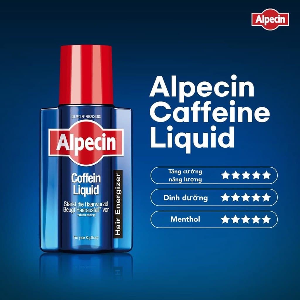 Dầu Dưỡng Tóc Alpecin Của Đức Dành Cho Nam Giảm Rụng Tóc Và Mượt Tóc Giao Nhanh