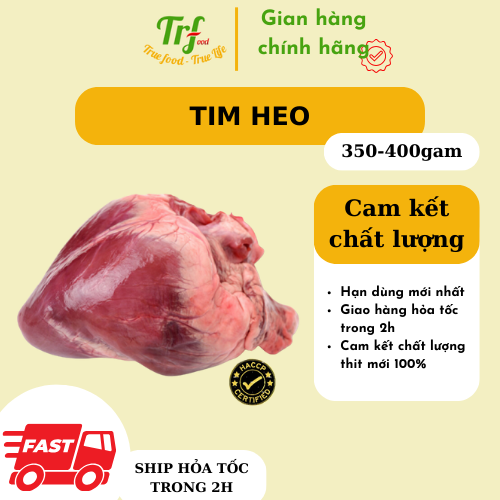 Tim heo ngon Truefood nhập khẩu quả 400g